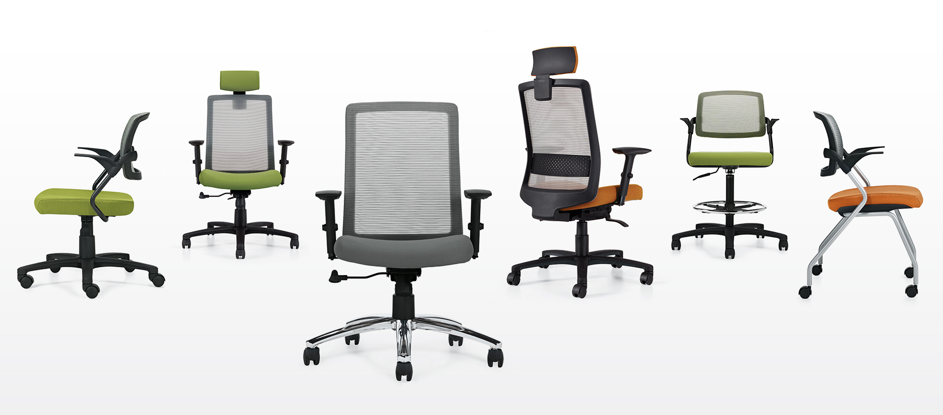 Spritz Mesh Back Low Back Armless Chair