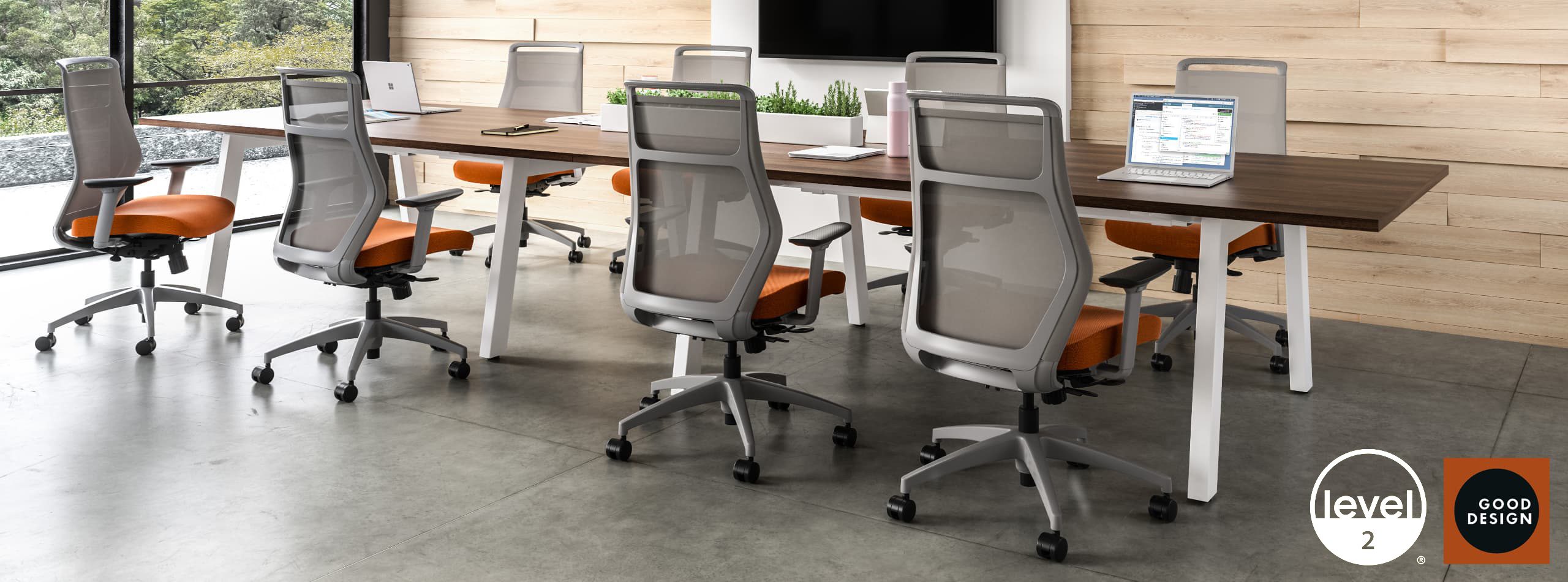 Hexy Highback Mesh Back Chair