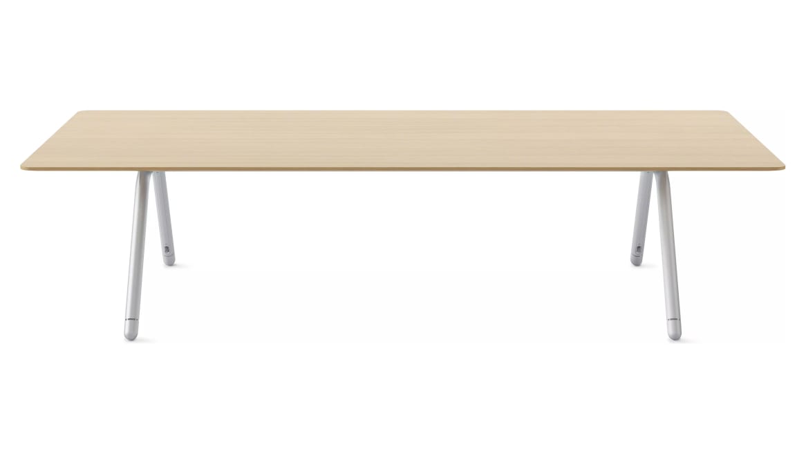 Potrero415 Rectangle Table with Metal Legs