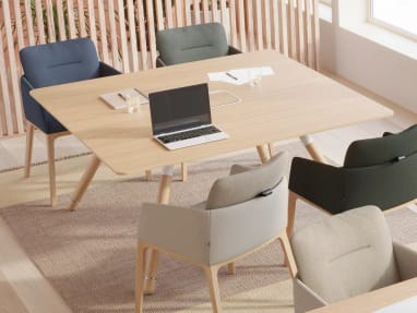 Marien152 Collaboration Chair with 4-Star Metal Base